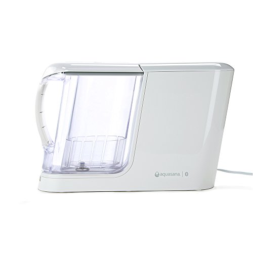 Aquasana Clean Water Machine, Powered Water Filter Pitcher, Filters 320 gallons, White