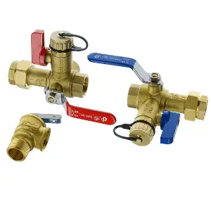 takagi tankless water heater parts - isolation valves